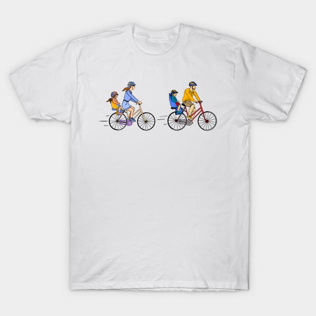 Bicycles built for Two T-Shirt by Salzanos